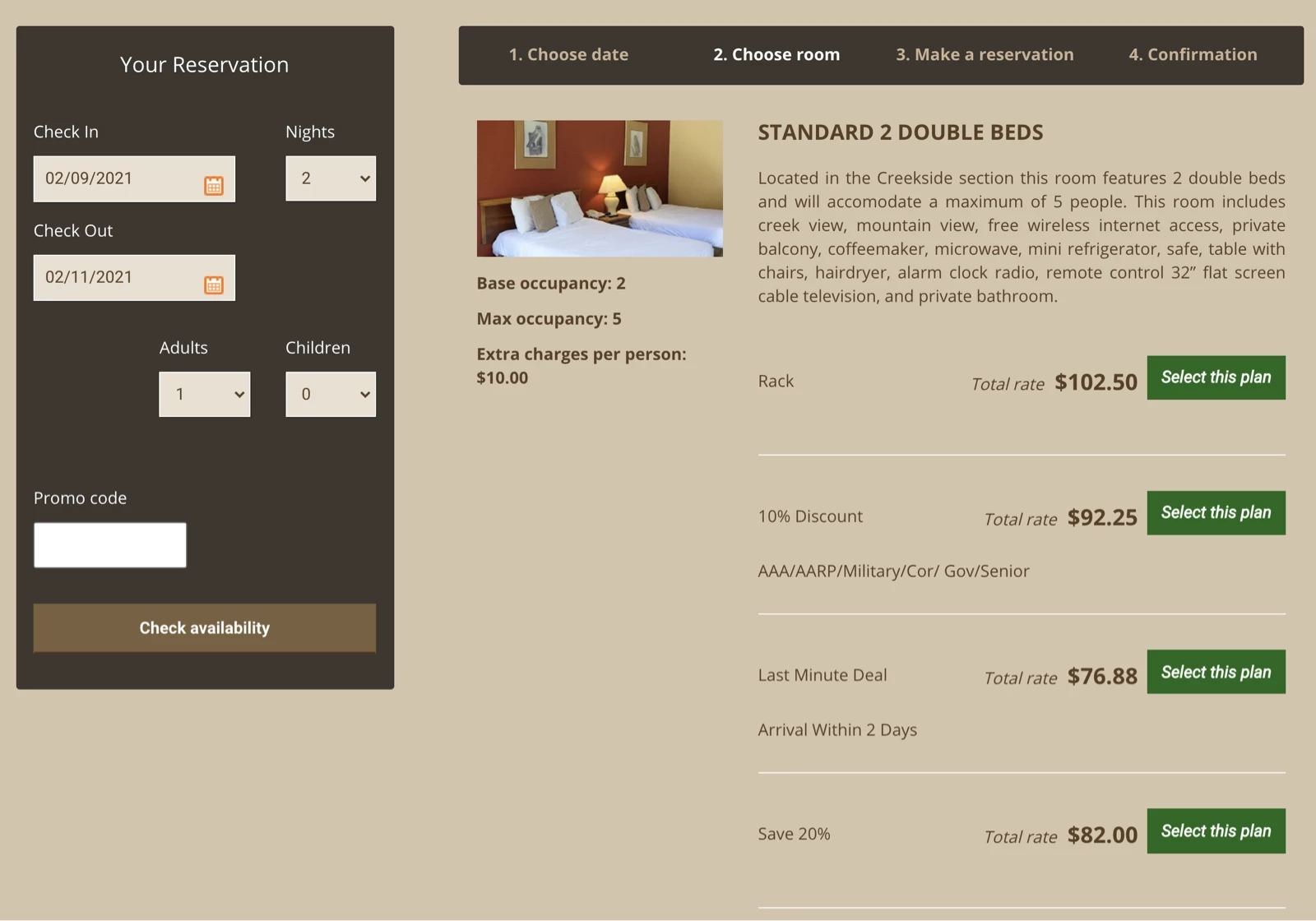 FC Booking Engine Customizable